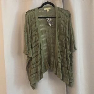 Staring at Stars Green short sleeve cardigan